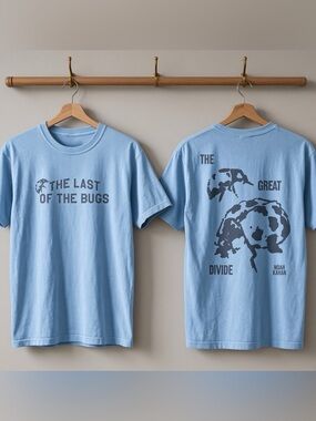 Noah Kahan Last Of The Bugs Great Divide Ladybug Light Blue Folk Graphic T-Shirt